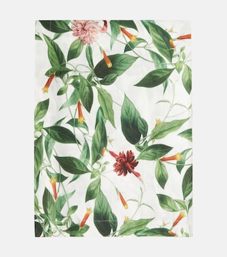 Bosco Blooms Large canvas tablecloth | La DoubleJ