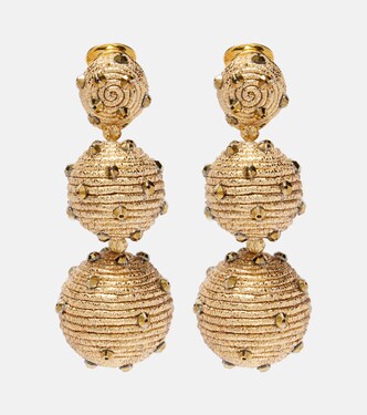 Embellished clip-on earrings  | Oscar de la Renta