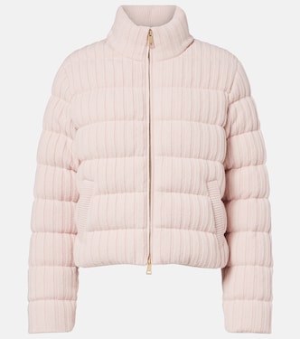 Cardigan doudoune en laine et cachemire | Moncler