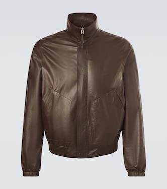 Leather blouson jacket  | Tom Ford