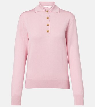 Alegria silk and cotton polo sweater | Blazé Milano