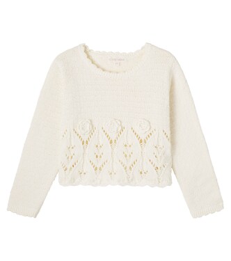 Jersey Lysa de algodón bordado | Louise Misha