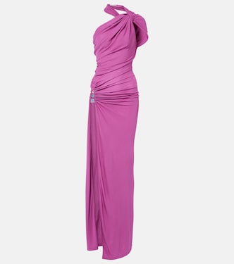 Embellished halterneck jersey gown | Christopher Esber