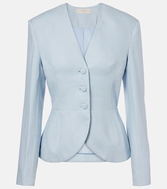 Zeta linen blazer | Faithfull