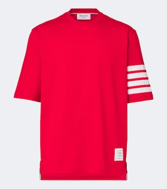 4-Bar cotton jersey T-shirt | Thom Browne