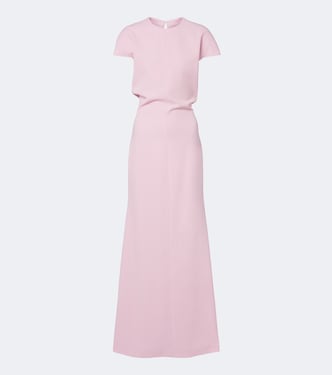Open-back virgin wool gown | Jil Sander