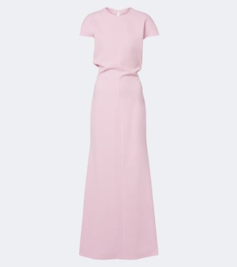 Open-back virgin wool gown | Jil Sander