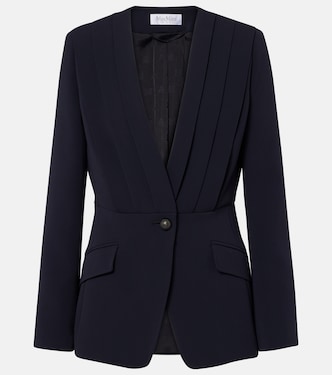 Blazer de crepé cady plisado | Max Mara