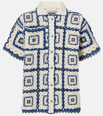 Dolly crochet cotton shirt | Alémais