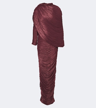 Caped draped gown | Marmar Halim