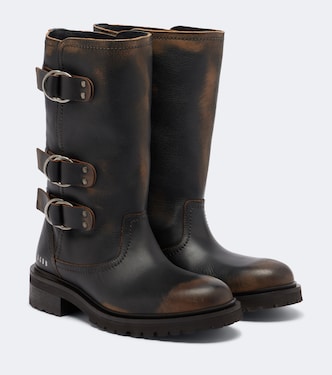 Kurt leather biker boots | Golden Goose