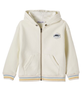 Elroy cotton jersey zip-up hoodie | Bonpoint