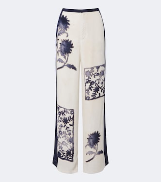Phillipa floral wide-leg pants | SIR