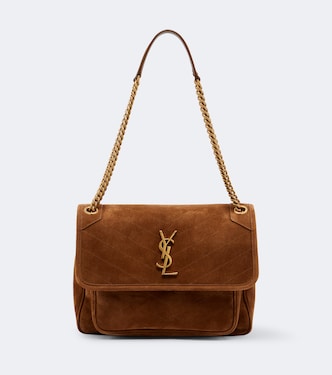 Niki Large suede shoulder bag | Saint Laurent