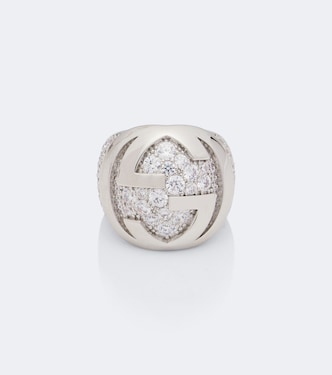 Verzierter Ring Interlocking G | Gucci