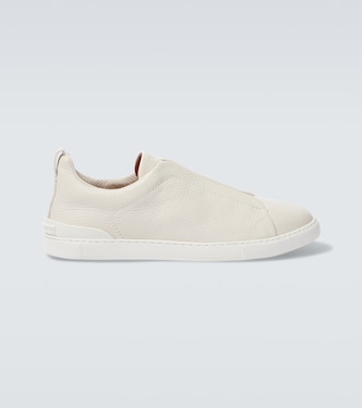 Triple Stitch leather sneakers | Zegna