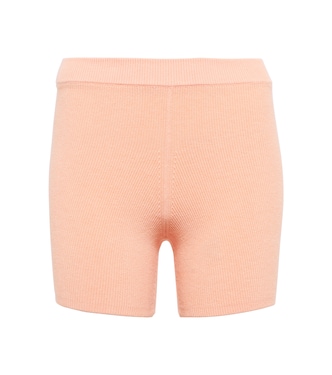 Arch ribbed-knit biker shorts | Live The Process