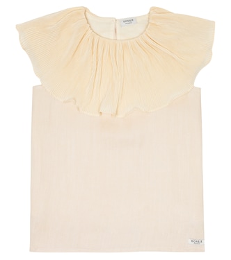 Emmi ruffled linen-blend top | Donsje