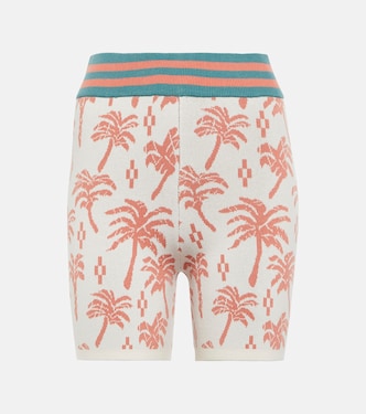 Sayulita cotton-blend jacquard shorts | The Upside