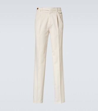 Cotton-blend chinos | Brunello Cucinelli