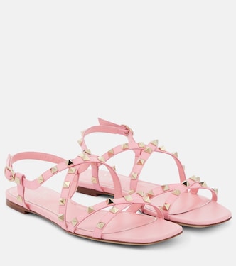 Rockstud leather sandals | Valentino Garavani