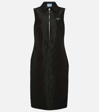Midikleid aus einem Seidengemisch | Prada
