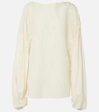 Quico silk and cotton organza top | Khaite