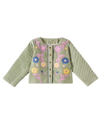 Amalina embroidered cotton jacket | Louise Misha