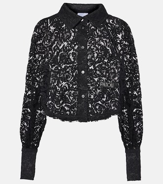 Cropped lace blouse | Patou