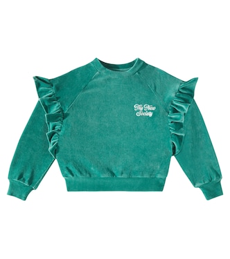 Odense cotton-blend velvet sweatshirt | The New Society