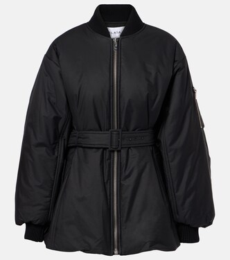 Belted cotton-blend jacket | Alaïa