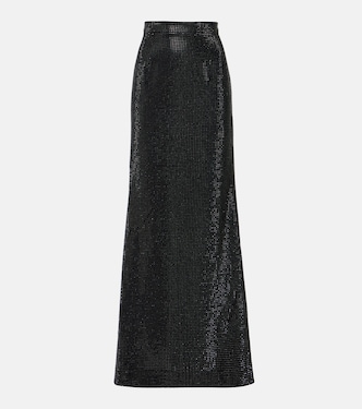 Crystal-embellished maxi skirt | Roland Mouret