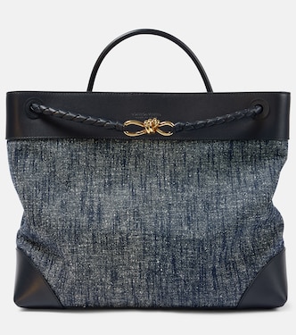 Andiamo Large denim tote bag | Bottega Veneta
