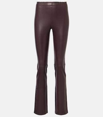 Legging évasé JP Long en cuir | Stouls