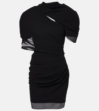 فستان قصير درابيه من الشيفون Castagna | Jacquemus