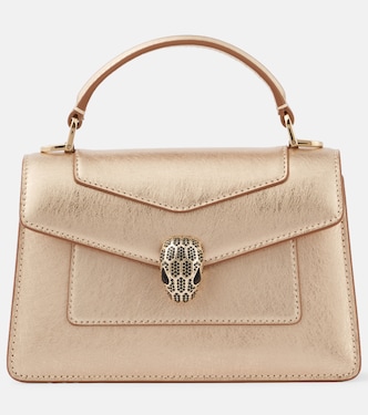 Serpenti Forever Mini leather tote bag | Bvlgari