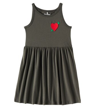 Arrowed Heart cotton jersey dress | Mini Rodini