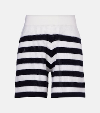 Striped cashmere shorts | Jardin des Orangers