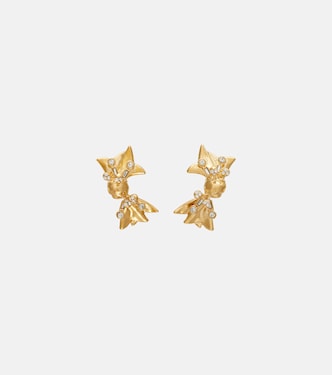 Embellished clip-on earrings | Oscar de la Renta