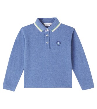Jerry logo cotton piqué polo shirt | Bonpoint