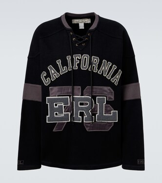 Embroidered cotton jersey T-shirt | ERL