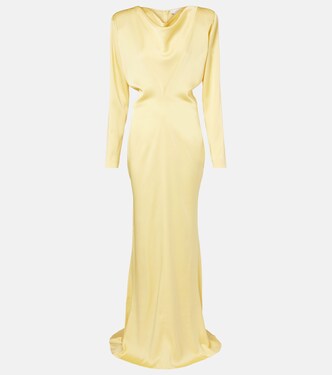 Robe longue en satin | Stella McCartney