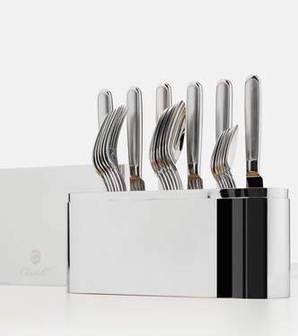Concorde stainless steel 24-piece cutlery set in silver