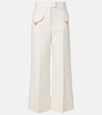 Weite Hose aus Crepe Couture | Valentino