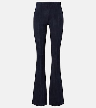 Gege suede flared pants | Stouls