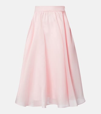 Calle silk midi skirt | Max Mara