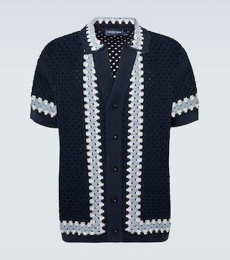 Pinto crochet cotton bowling shirt | Frescobol Carioca