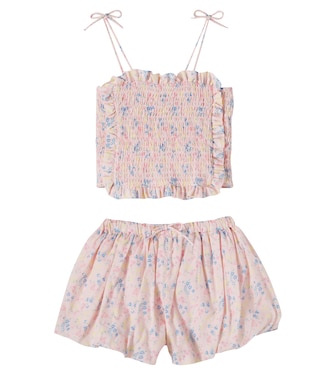 Ensemble top et short Sabina en coton  | The New Society