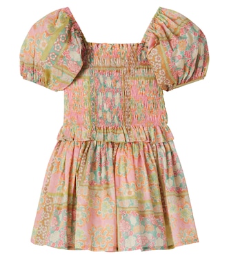 Claire floral cotton top and skirt set | Bebe Organic