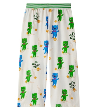 Alien cotton jersey sweatpants | Mini Rodini